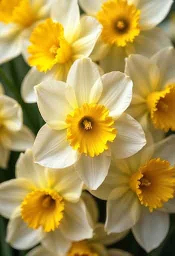 Narcisses : fleurs emblématique du mois de mars.
